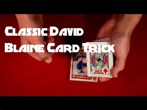 david blane card tricks